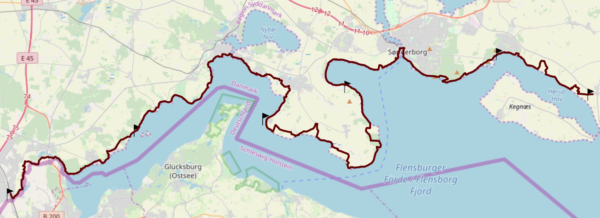 Bitte anklicken zum Vergrößern Der Gendarmenpfad